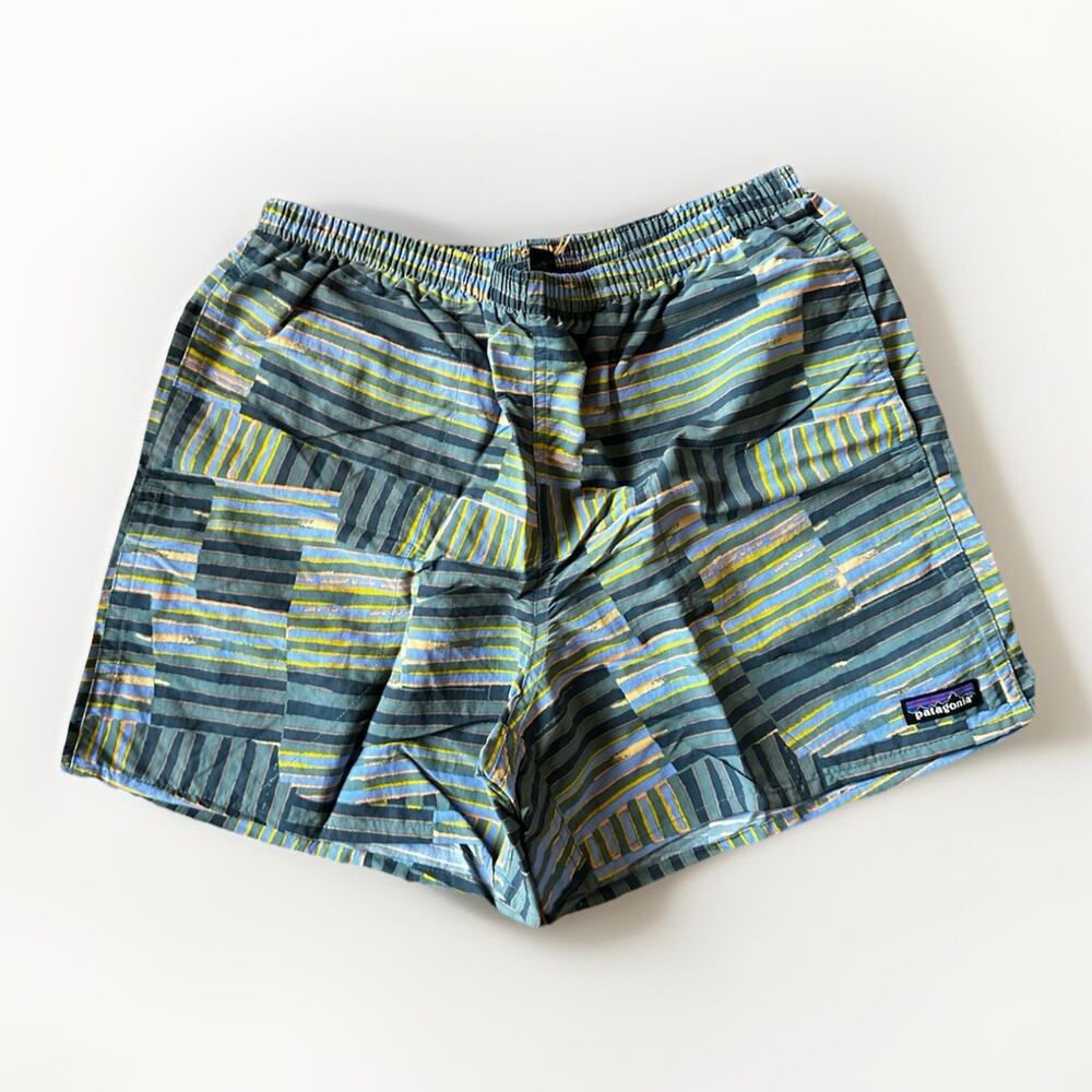 Patagonia Men’s Baggies Shorts 5” M Quilty Fitz Wetland Blue NWT SP25 Quick Dry
